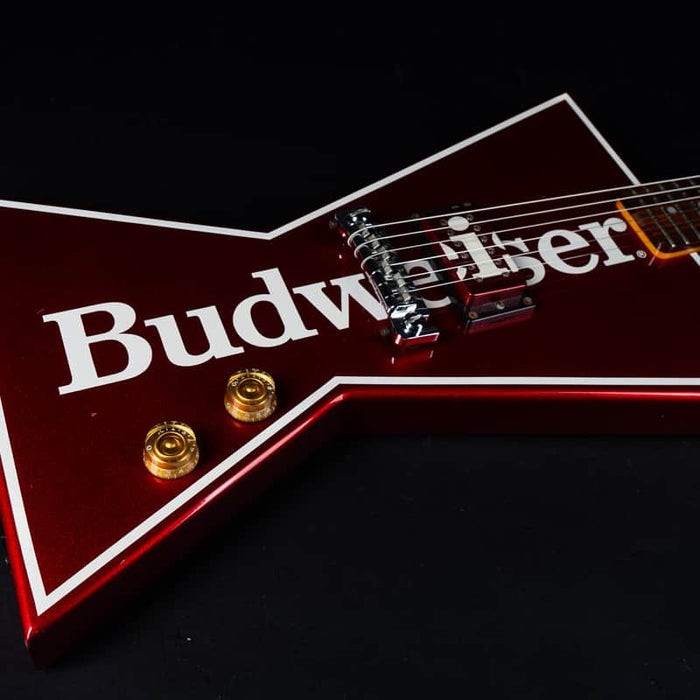 Dean Budweiser Tie Promo Guitar Red Metallic