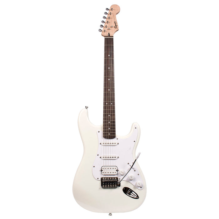 Squier Bullet Stratocaster HSS mit Tremolo, Arctic White RW