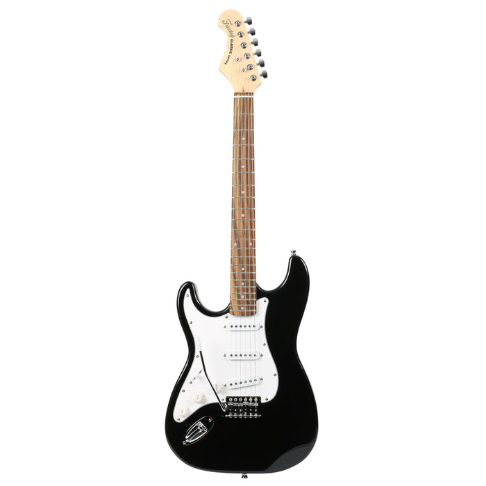 Fazley Classic Series FST118 Black LH E-Gitarre, linkshändig, schwarz