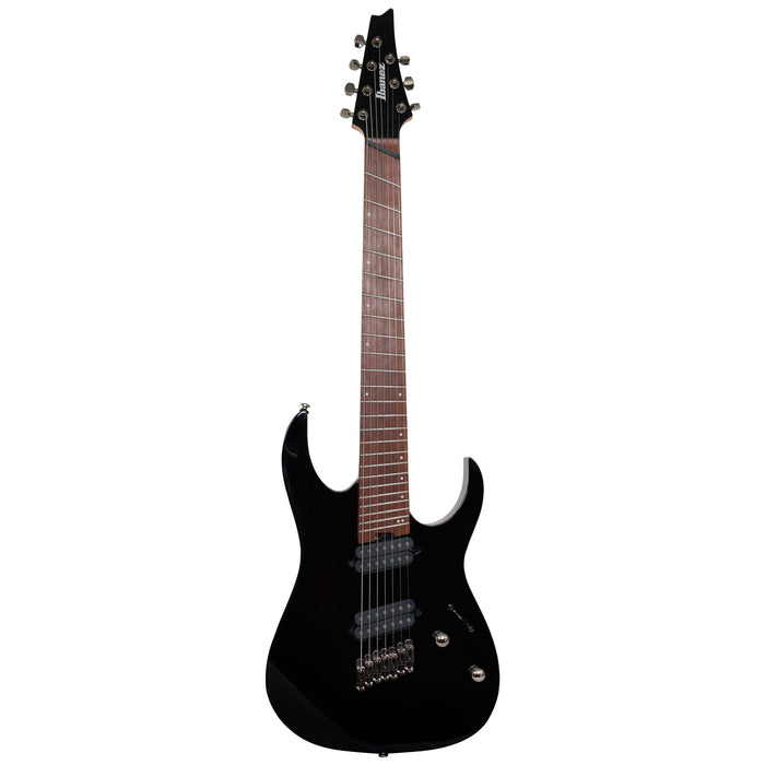 Ibanez RGMS7 Black multi scale 7-string electric guitar