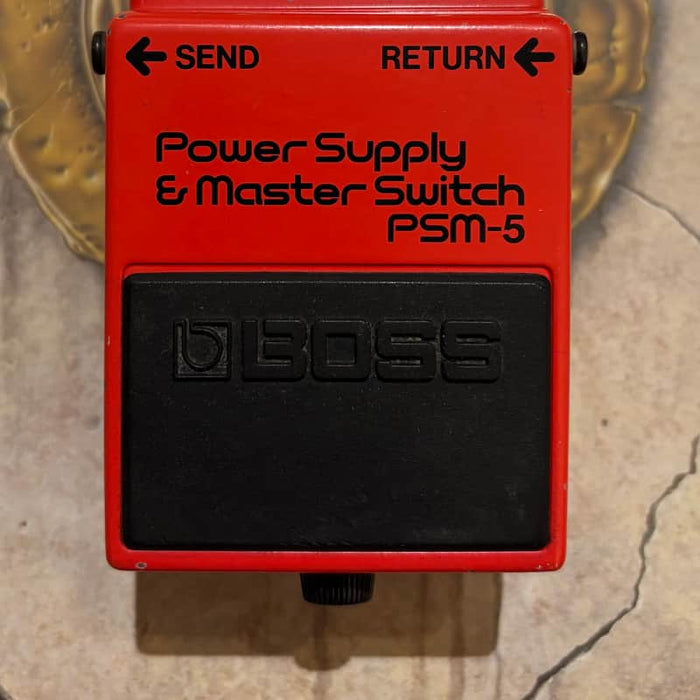 Boss PSM-5 Power Supply & Master Switch (Red L...