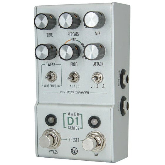 Walrus Audio Mako Series D1 High Fidelity Echo Machine Stereo Delay with MIDI