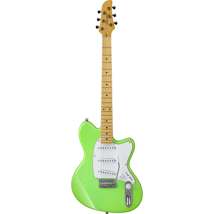 Ibanez YY10-SGS Slime Green Sparkle Yvette Young Signature with Seymour Duncan Five Two Pickups