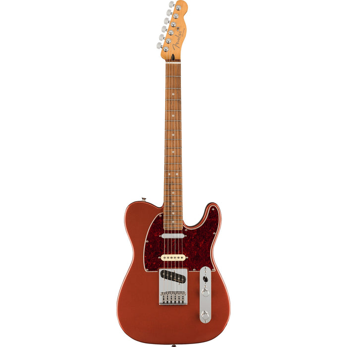 Fender Player Plus Nashville Telecaster PF Aged Candy Apple Red Electric Guitar with Deluxe Gig Bag
