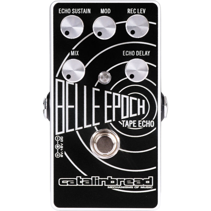 Catalinbread Belle Epoch Tape Echo - Black on Silver Delay Effects Pedal