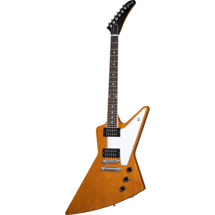 Gibson 70s Explorer Antique Natural Electric Guitar with Hardshell Case