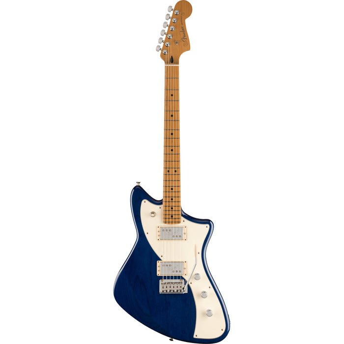 Fender Limited Edition Player Plus Meteora MN Sapphire Blue Transparent Electric Guitar with Deluxe Gig Bag
