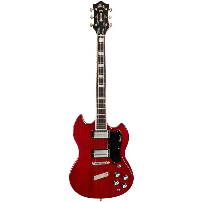 Guild Newark St. Collection Polara Deluxe Cherry Red Electric Guitar