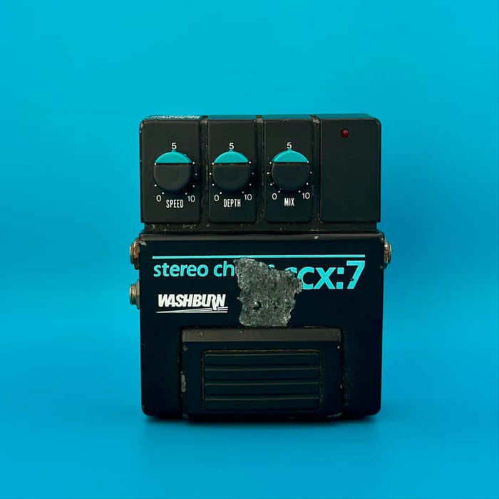 Washburn 1980s Washburn SCX:7 Stereo Chorus Black