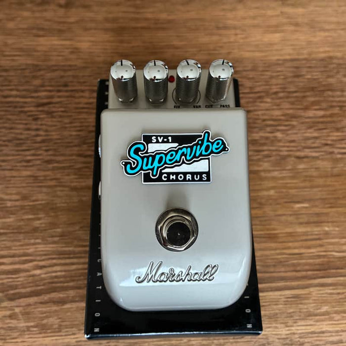 Marshall SV-1 Supervibe Chorus Vibrato Pedal Silver
