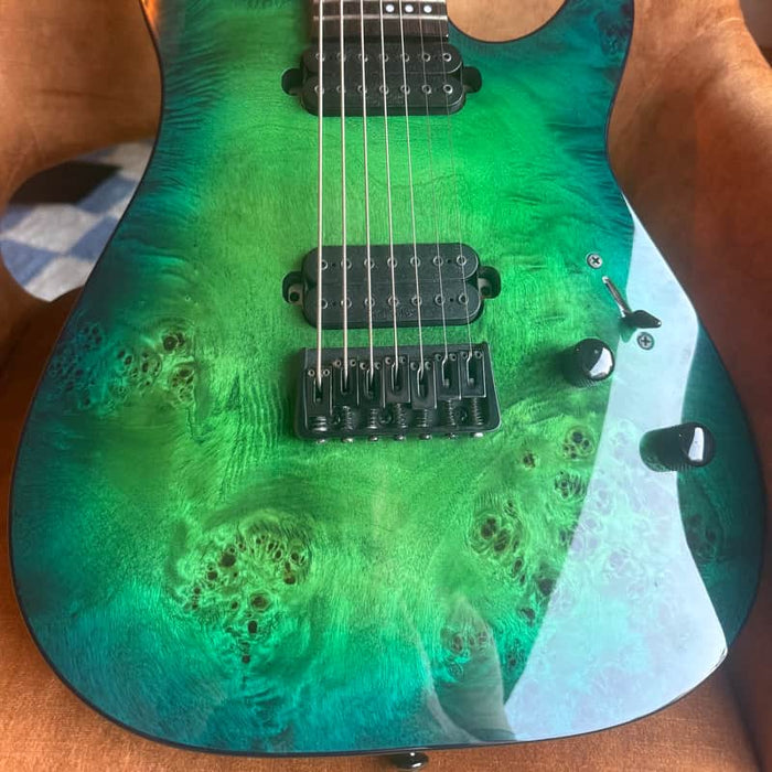 Schecter C-7 Pro Aqua Burst