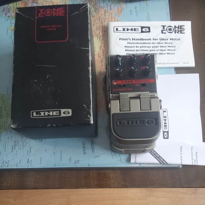 Line 6 ToneCore Uber Metal Distortion Black