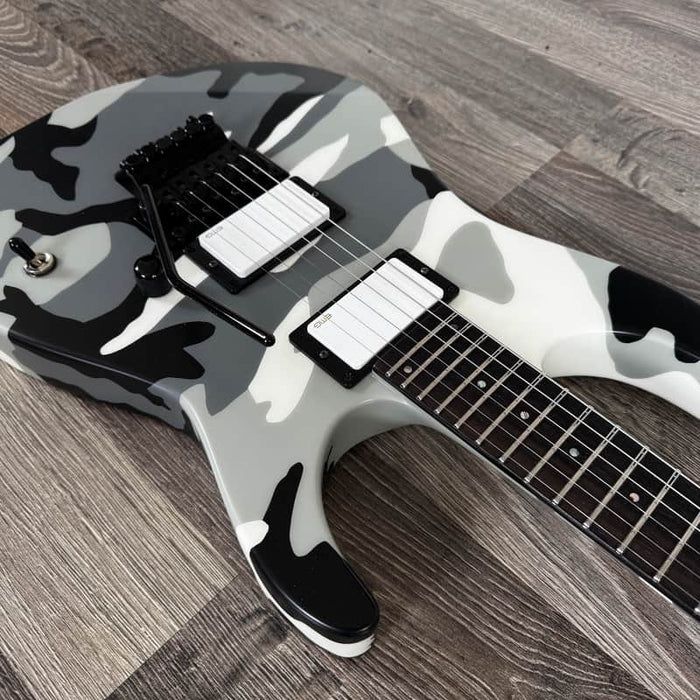 ESP E-II M-II Neck Through Urban Camo