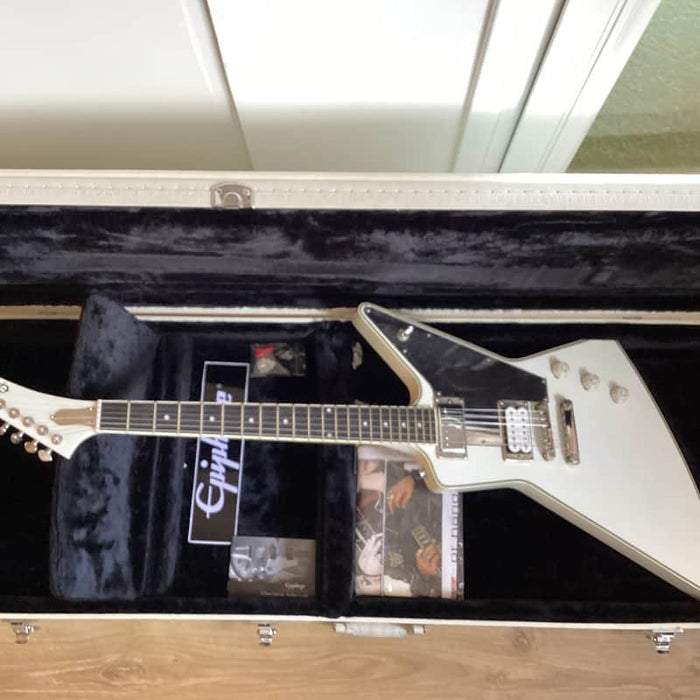 Epiphone Gibson Explorer White Lightning Pearl White