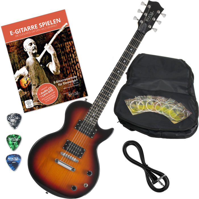 Rocktile L-100 SB Chitarra Elettrica Sunburst Set con Accessori