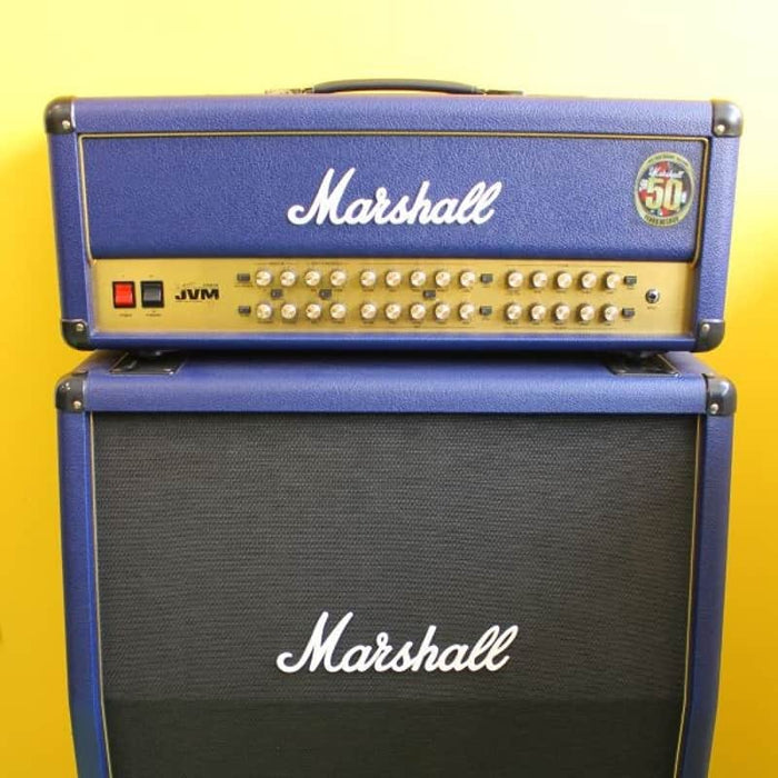 Marshall 2010's Marshall JVM410HJS Head + Lead 1960AJS Cab Blue