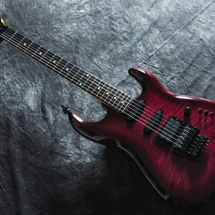 B.C. Rich 1980s B.C. Rich STC-24B/PBU Transparent Purple Burst