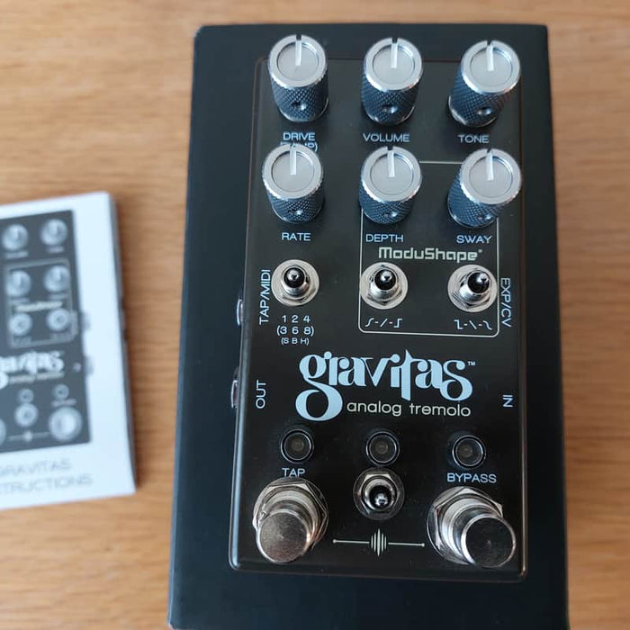 Chase Bliss Audio Gravitas Analog Tremolo Black