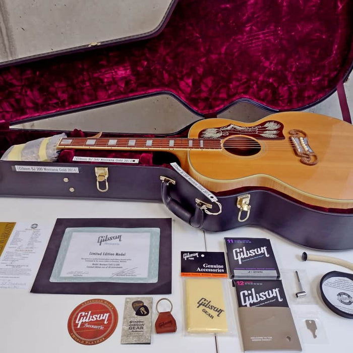 Gibson SJ 200 Montana Gold Natural Finish