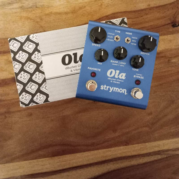Strymon Ola dBucket Chorus and Vibrato Blue