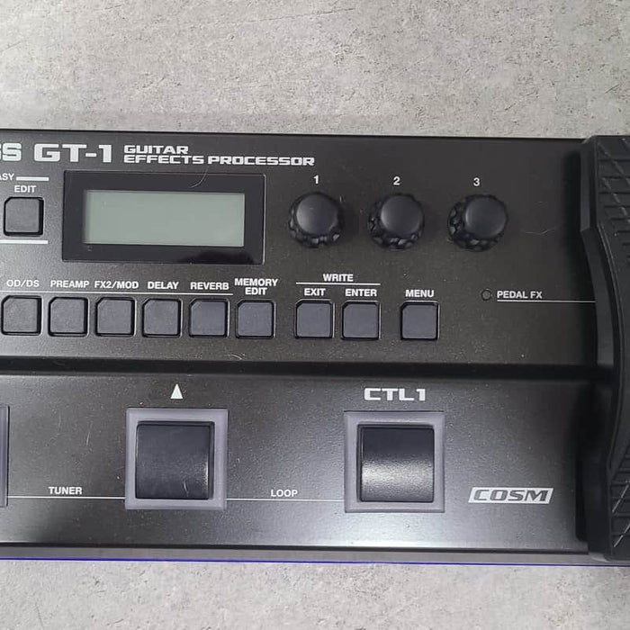 Boss GT-1 Guitar Effects Processor Black