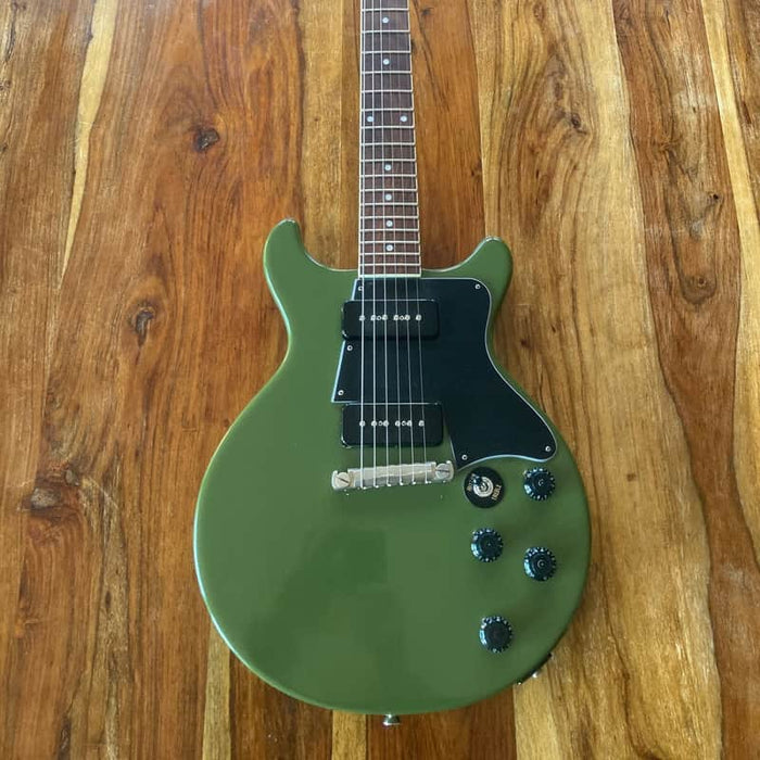 Benzville Les Paul Special DC - P90 Olive Drab