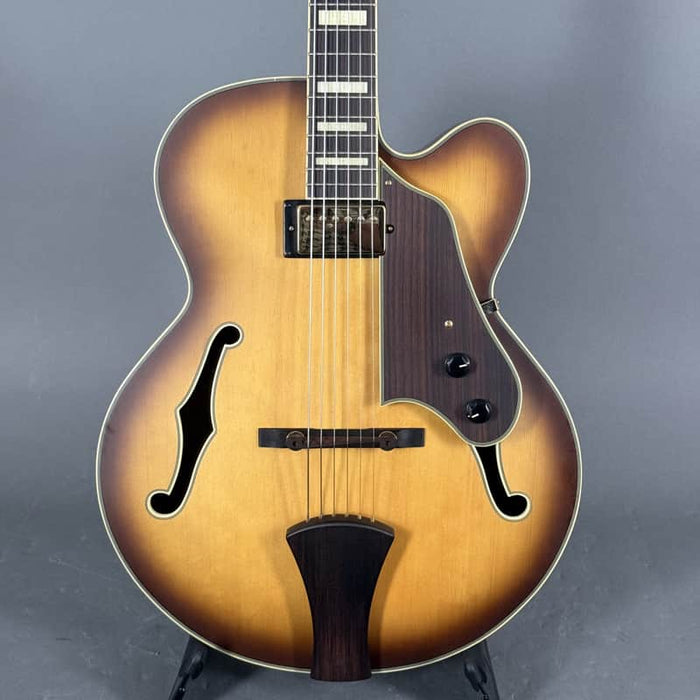Ibanez AFJ91-AFF Amber Flat Fade Edition inkl. Gigbag Tasche A...