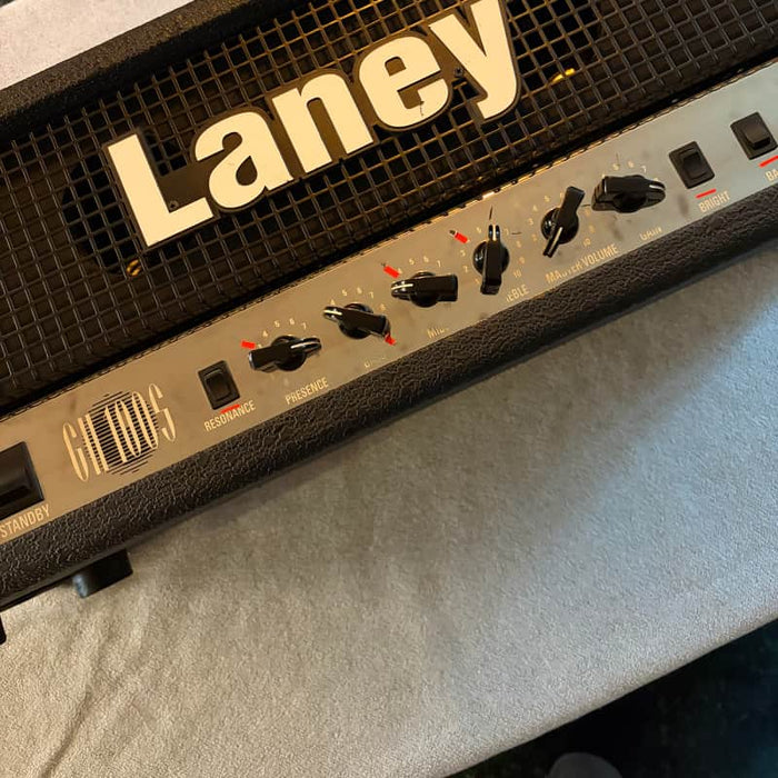 Laney 1990s Laney GH100S Single-Channel 100-Watt Tube Guitar Amp Hea...
