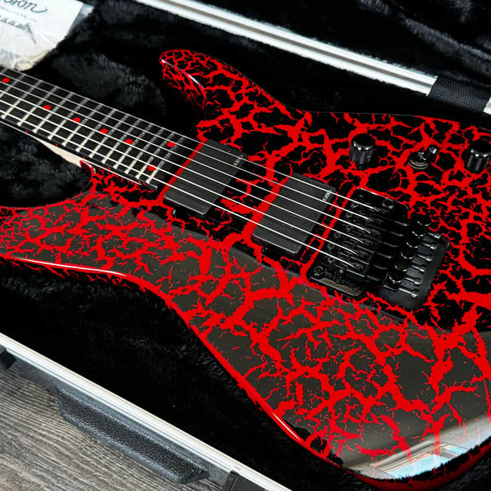 Charvel Dinky USA Custom Shop Red Crackle Red Crackle