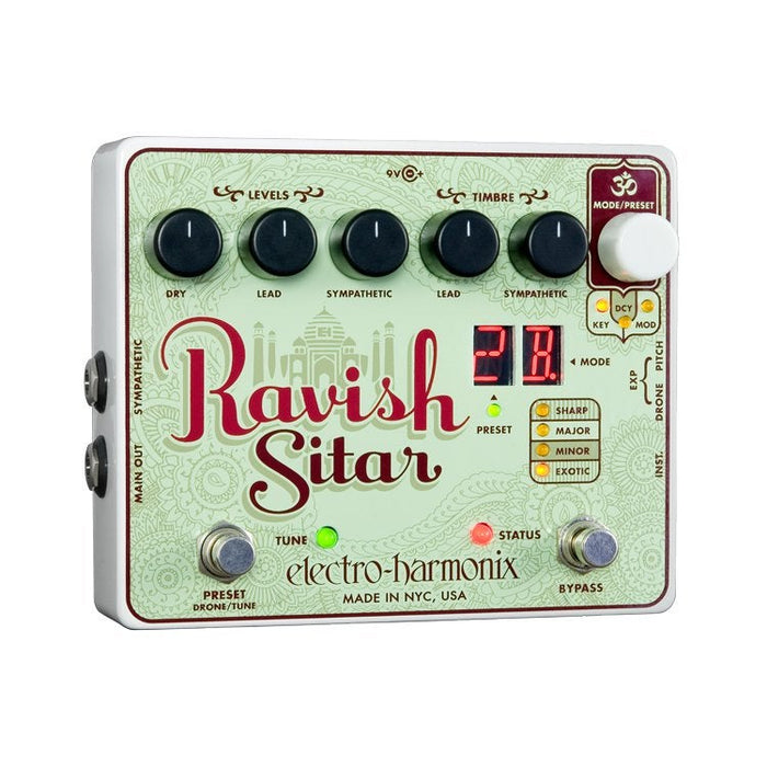 Electro Harmonix Ravish Sitar-Emulator-Effektpedal