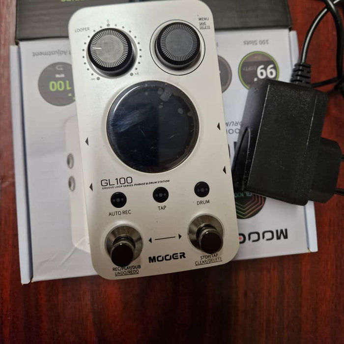 Mooer GL100 GROOVE LOOP&DRUM STATION White