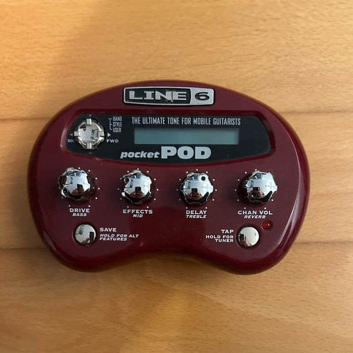 Line 6 Pocket POD Multi-Effect and Amp Modeler Red