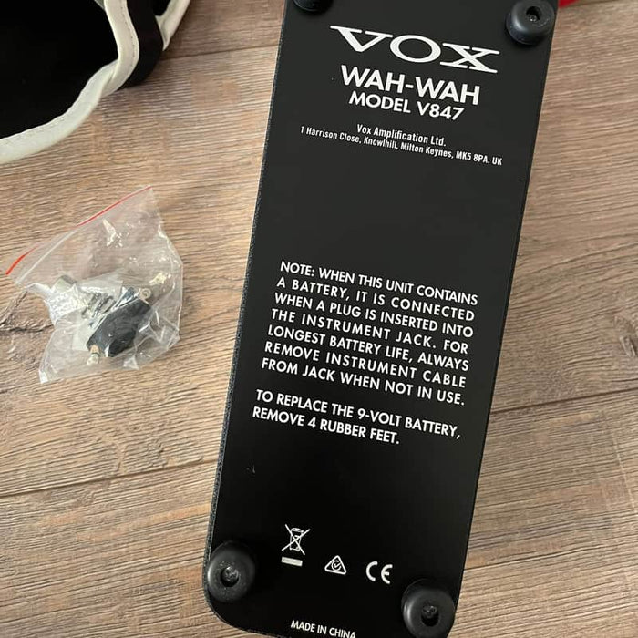 Vox V847 Wah Black / Chrome