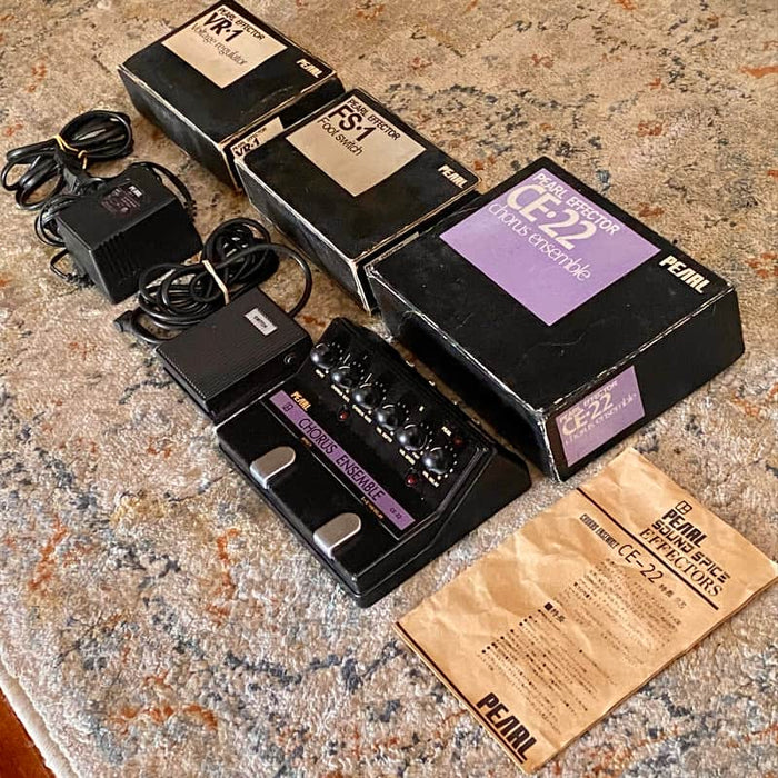 Pearl 1980s Pearl CE-22 Chorus Ensemble Black