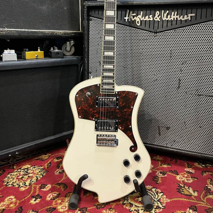 D'Angelico 2010s D'Angelico Premier Ludlow Offset with Tremolo Antique White