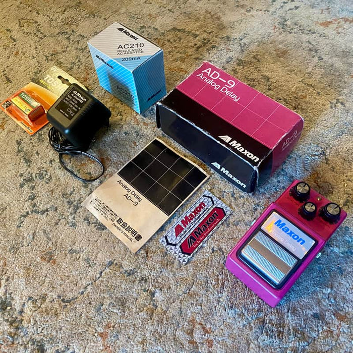 Maxon 1980s Maxon AD-9 Analog Delay Pink