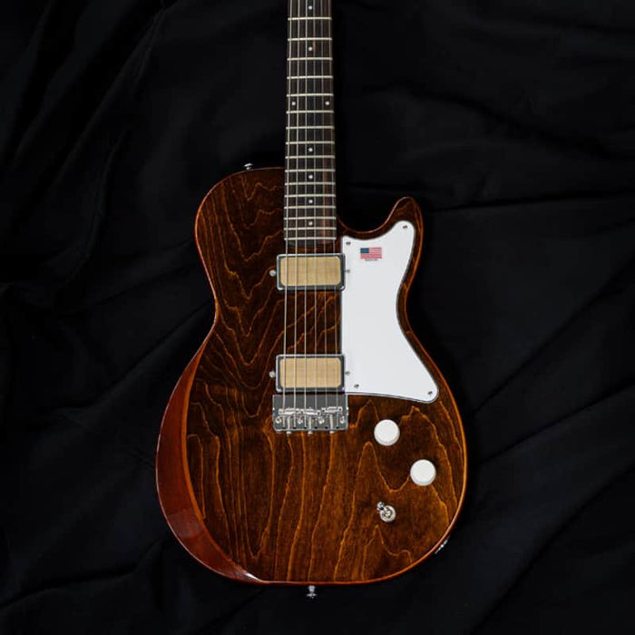 Harmony Jupiter Flame Maple Top Transparent Brown