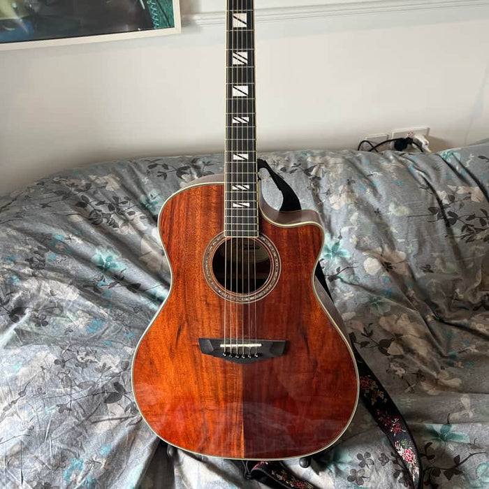 D'Angelico Excel Gramercy Koa Natural Koa