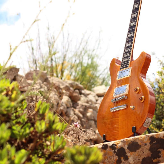 Gibson Les Paul Standard Double Cutaway Amber Serrano