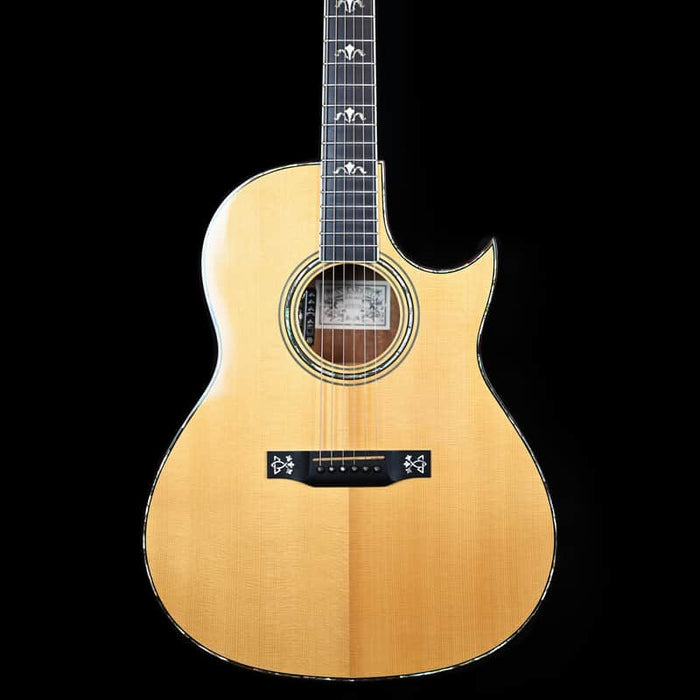 Larrivee C-10 Koa Genie Headstock Natural