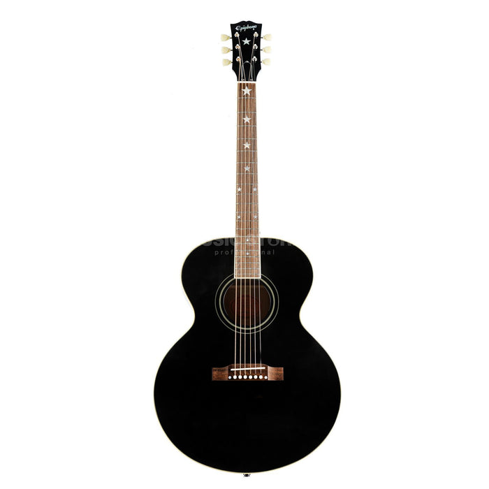 Epiphone J-180 LS Ebony Westerngitarre