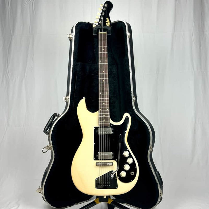 Hofner Galaxie 172 White Vinyl Top / Black Back