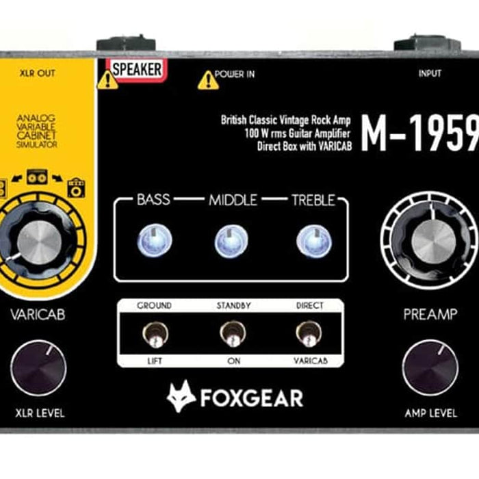 Foxgear M-1959 100-Watt Pedalboard Guitar Amp B...