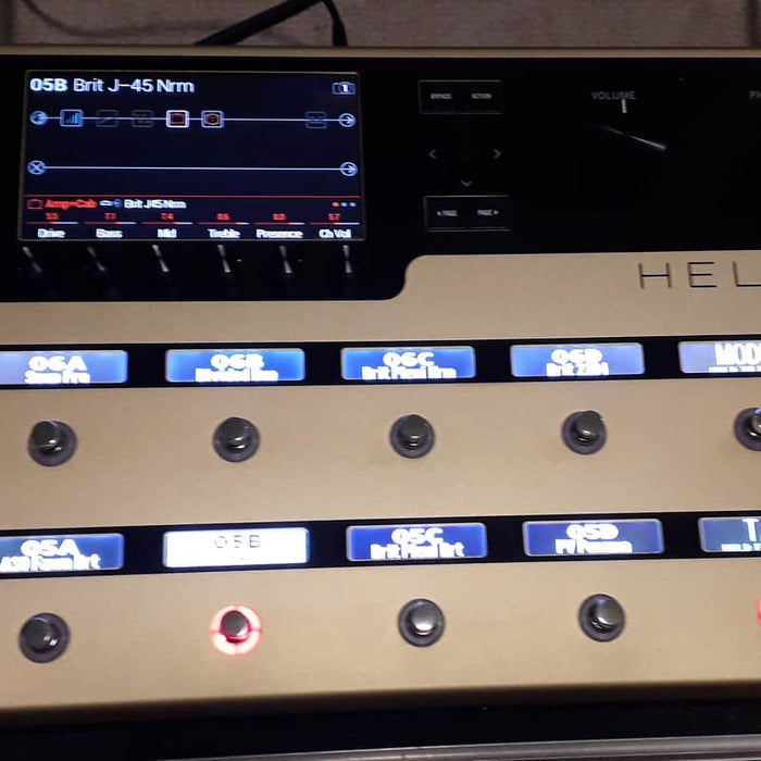 Line 6 Helix Floor Gold Limited Edition Gold