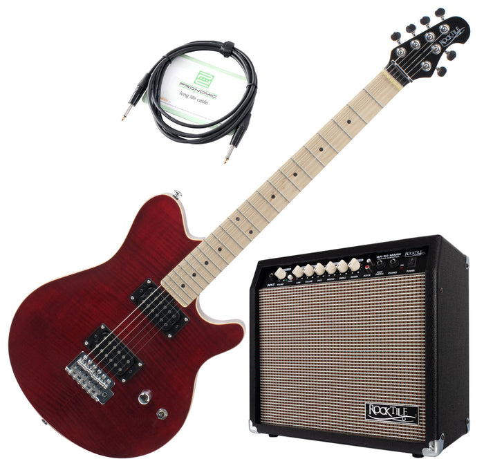 Rocktile Pro MM150-TR Set Chitarra Elettrica con Amplificatore