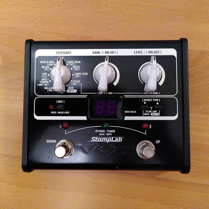 Vox 2010s Vox SL1G StompLab IG Modeling Guitar Processor Black