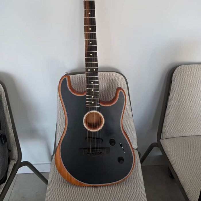 Fender American Acoustasonic Stratocaster Ebony Black