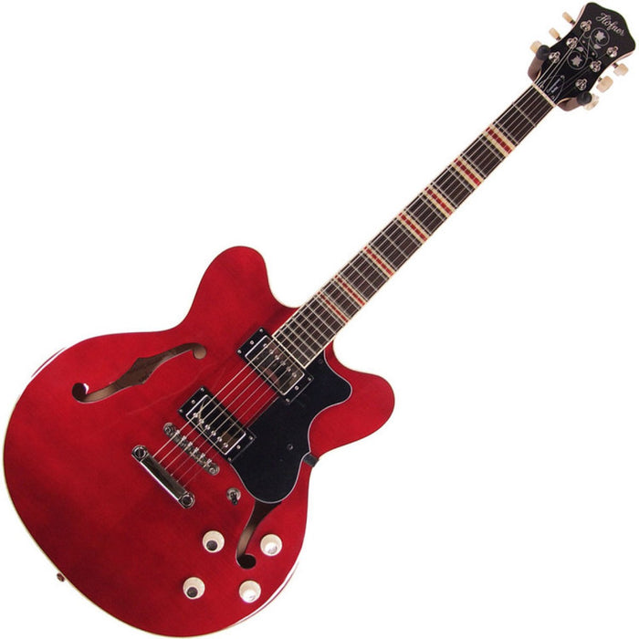 HOFNER HCT Verythin-E-Gitarre rot