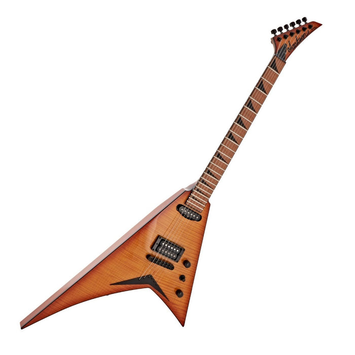 Jackson Custom Shop USA Special Edition Rhoads Amber Lager Burst