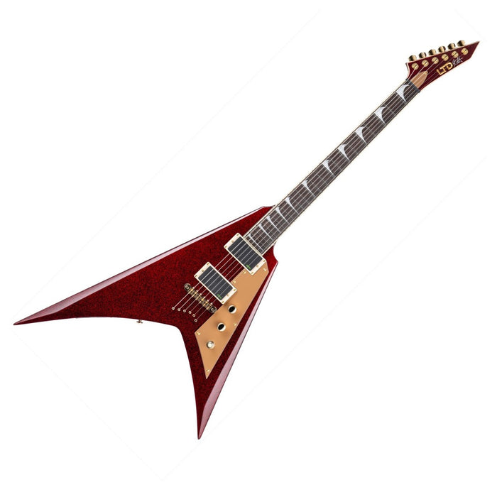 ESP LTD Kirk Hammett Signature V Red Sparkle